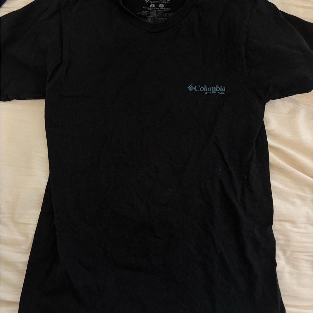 Columbia Black Crew Neck Tee
